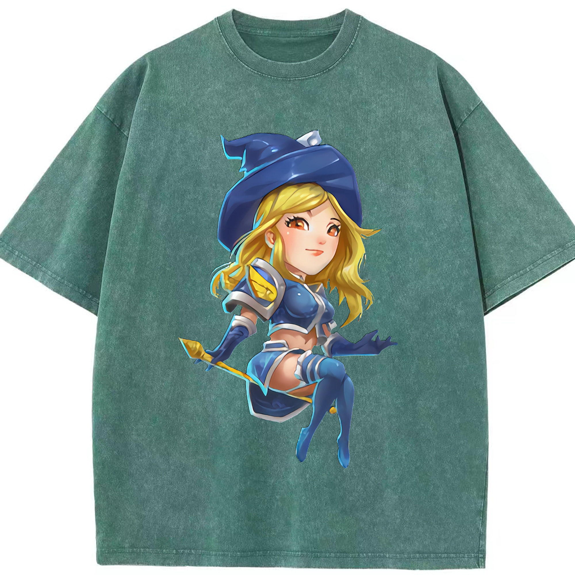 リーグ・オブ・レジェンド League of Legends LOL 綿100% ヴィンテージ風 半袖Tシャツ（フロントプリント）